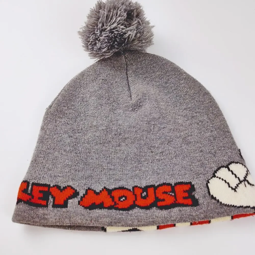 Disney H&H Mickey Mouse Gray Hat 4-8y Kids Iconic